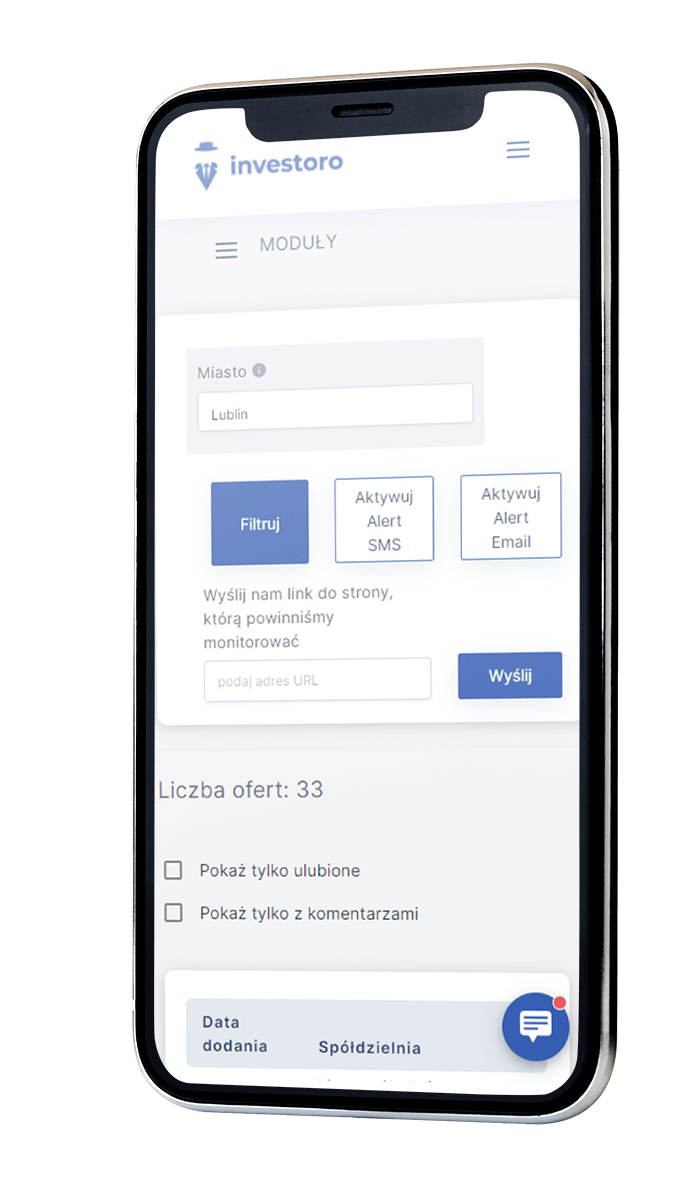 investoro mockup telefon